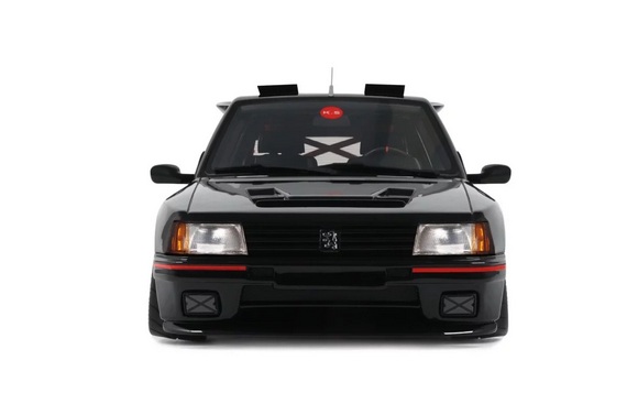 Peugeot 205 Khyzyl Saleem 2018 black 1:18 OttOmobile