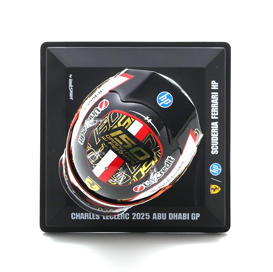 Helmet - Charles Leclerc - Ferrari HP Abu Dhabi GP 2025 1:5 Look Smart Models