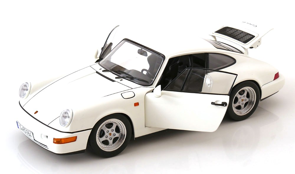 Porsche 911 964 RS Coupe 1992 Speedline Rims white 1:12 KK Scale