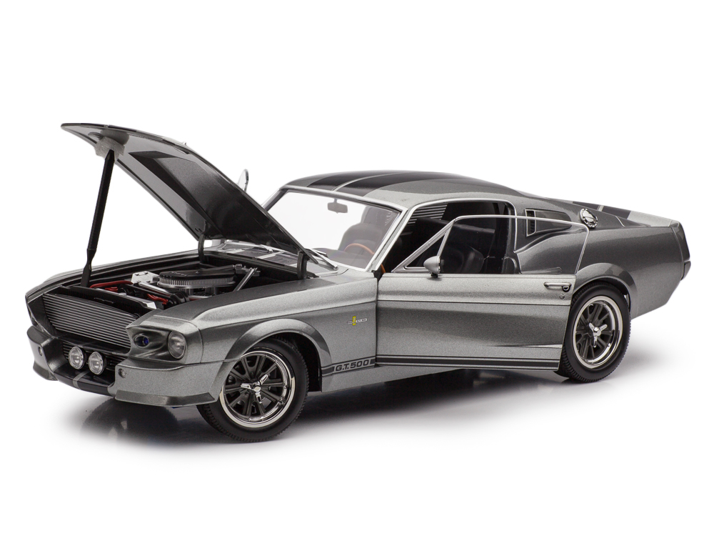 Ford Mustang Shelby GT500 Eleanor 1967 grey metallic/black 1:12 KK Scale