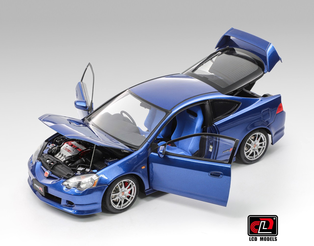 Honda Integra Type R DC5 blue 1:18 LCD Model