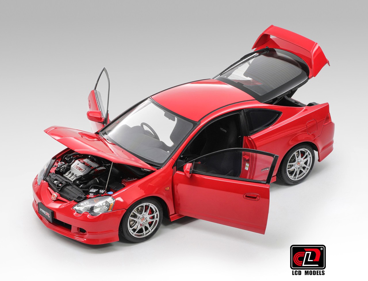 Honda Integra Type R DC5 red 1:18 LCD Model
