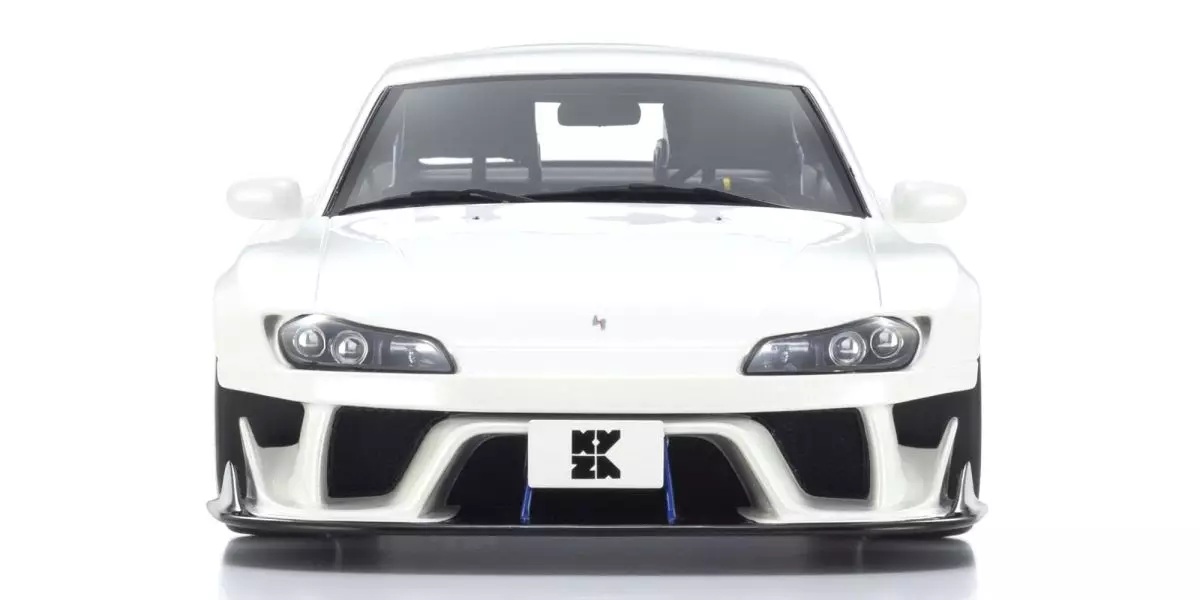 Nissan Silvia S15 Khyzyl Saleem Coupe 2002 white 1:18 Kyosho
