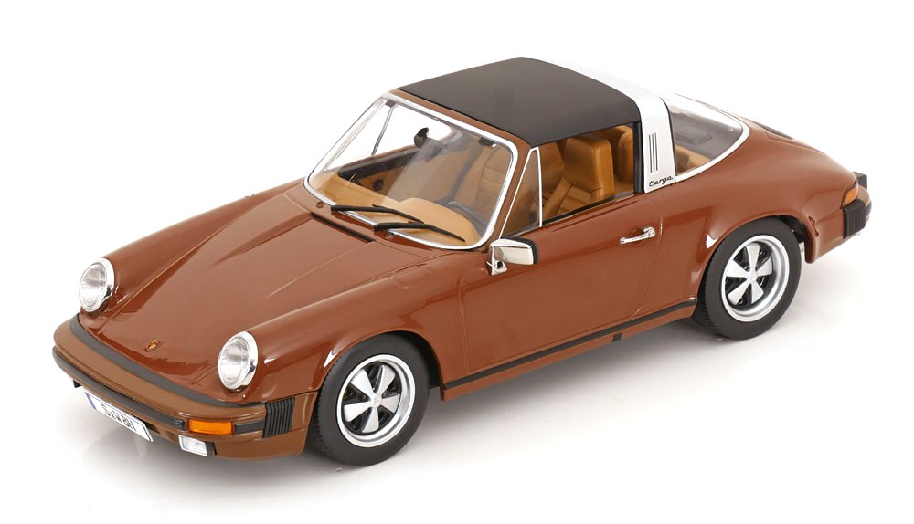 Porsche 911 SC Targa 1975 *Tatort Stuttgart* brown 1:18 KK Scale