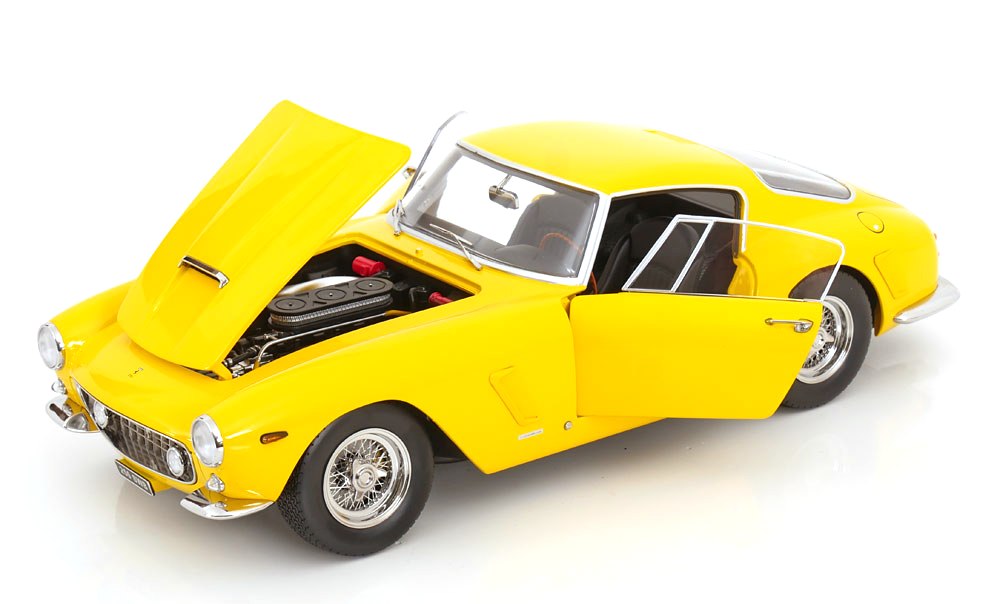 Ferrari 250 GT SWB Passo Corto 1961 yellow 1:12 KK Scale