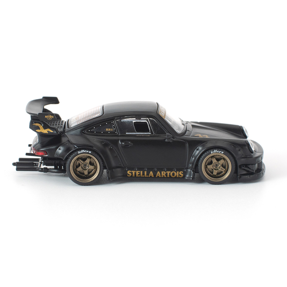 Porsche RWB 930 *STELLA ARTOIS* matte black 1:64 Pop Race Limited