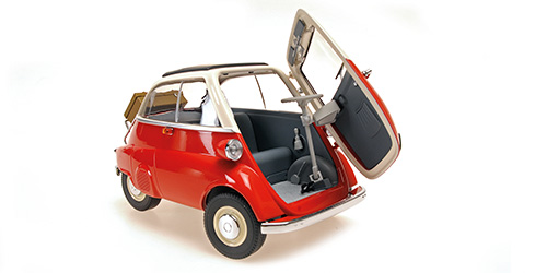 BMW Isetta 1955 red/white 1:18 Minichamps