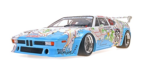 BMW M1 *Carte de France* Team BMW France #83 Quester/Pironi/Mignot 24H Le Mans 1980 1:18 Minichamps