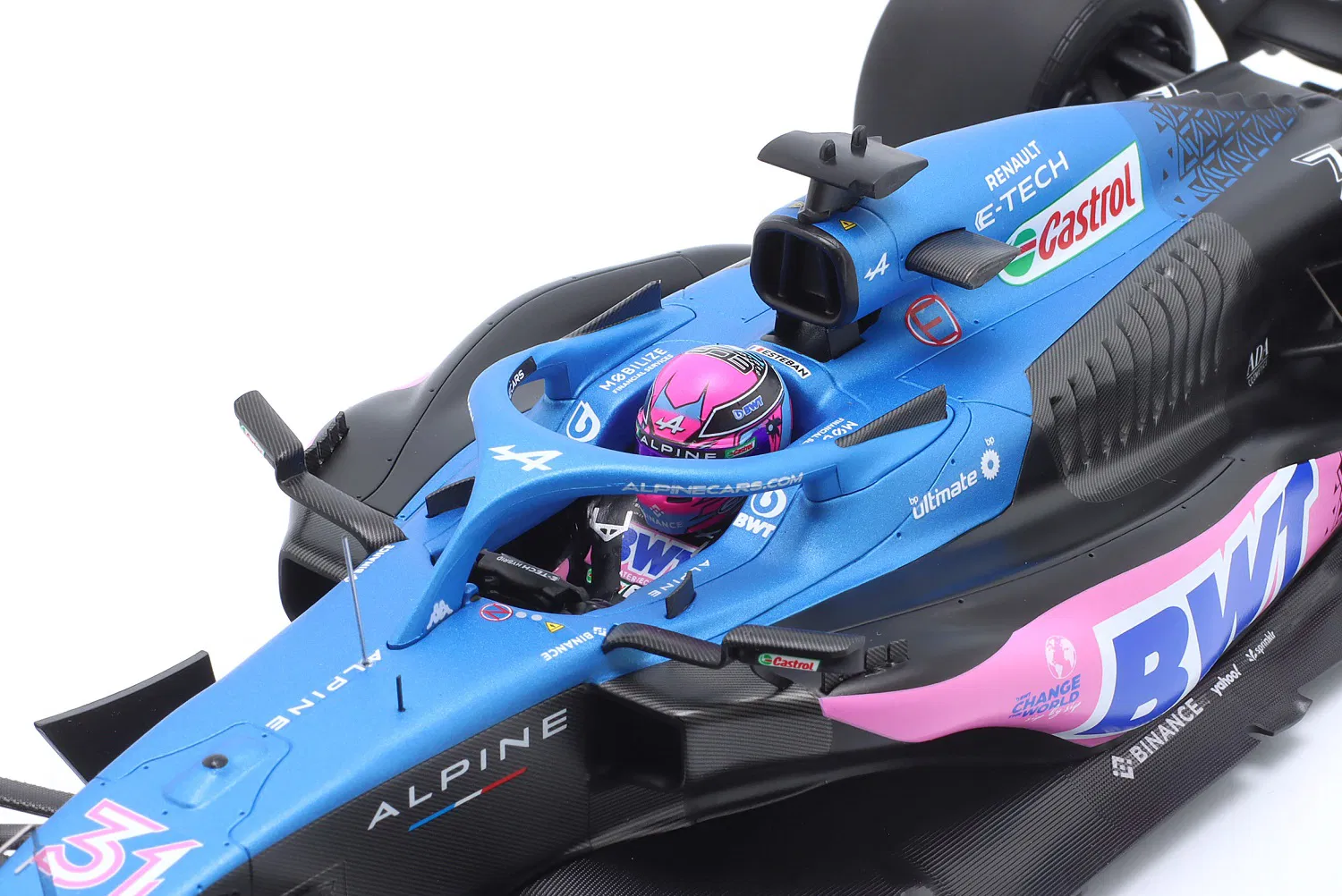 Alpine BWT F1 Team A523 #31 E.Ocon 9th Miami GP 2023 1:18 Minichamps