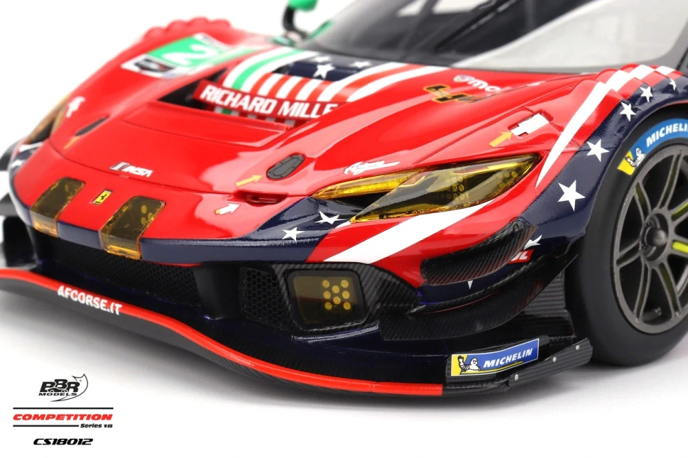 Ferrari 296 GT3 #21 Cozzolino/Mann/A.Pier Guidi/Wadoux IMSA 24H Daytona 2025 1:18 B.B.R.