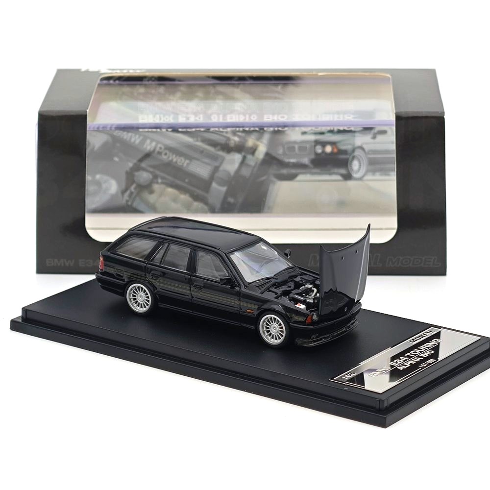 BMW E34 Alpina B10 Touring pearl black 1:64 Mortal Model