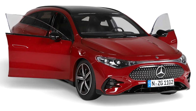 Mercedes-Benz CLA Shooting Brake with EQ Technology patagonia red 1:18 NZG
