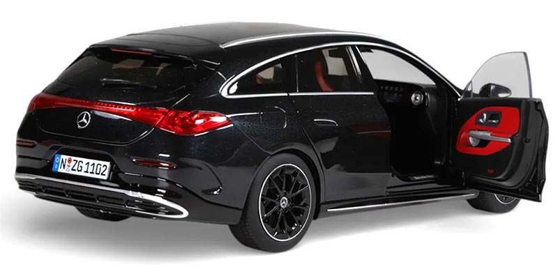 Mercedes-Benz CLA Shooting Brake with EQ Technology cosmos black 1:18 NZG