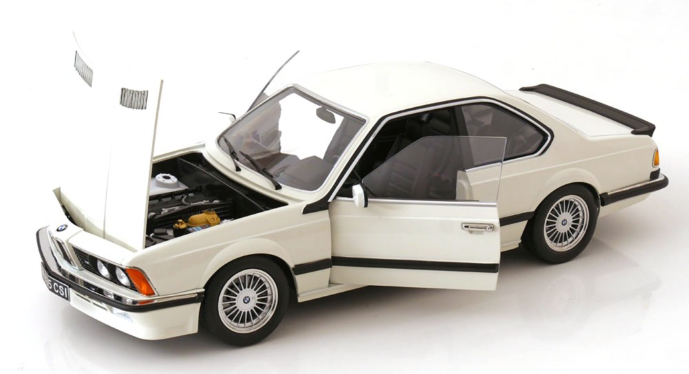 BMW M635 CSI 1987 white with Alpina Rims 1:12 KK Scale
