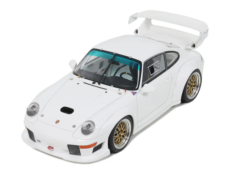 Porsche 911 GT2 Evo 1995 white 1:18 GT Spirit