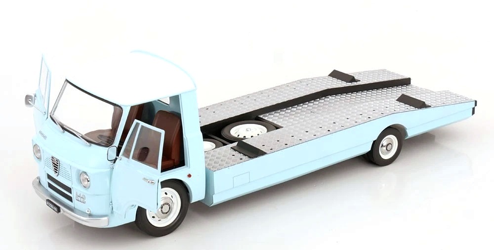 Alfa Romeo A12 Tow Truck 1967 light blue/white 1:18 Mitica