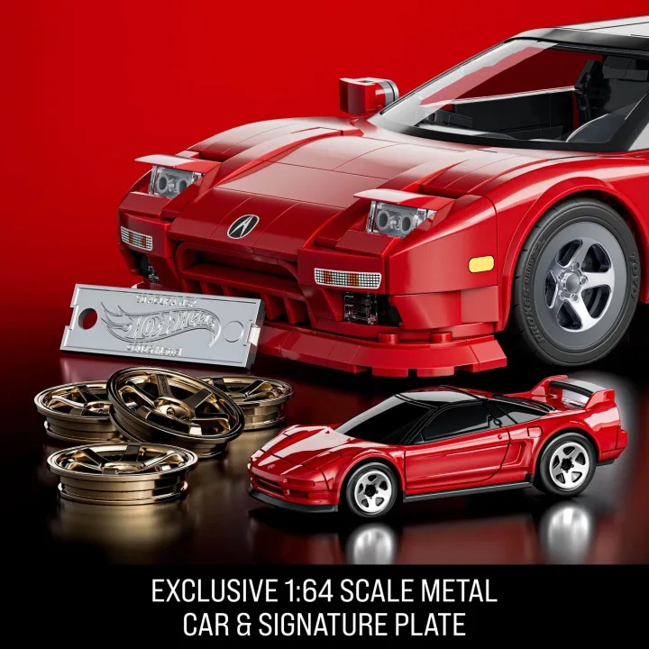 Acura NSX Hot Wheels *Elite Series* 1990 red 1:16 Hot Wheels Brick Shop