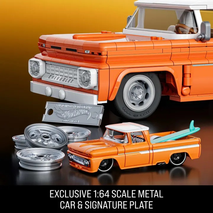 Chevrolet Pick-up Hot Wheels *Elite Series* 1962 orange/white 1:16 Hot Wheels Brick Shop
