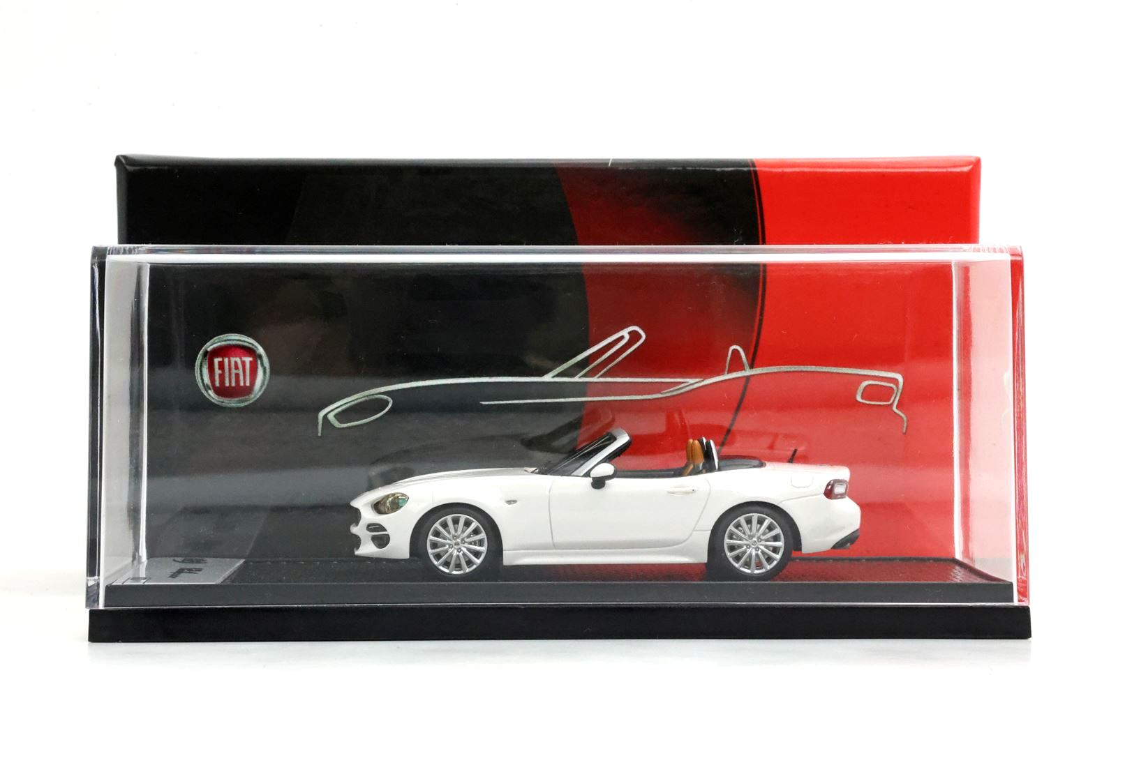 Fiat 124 Spider Bianco Gelato 1:43 B.B.R.