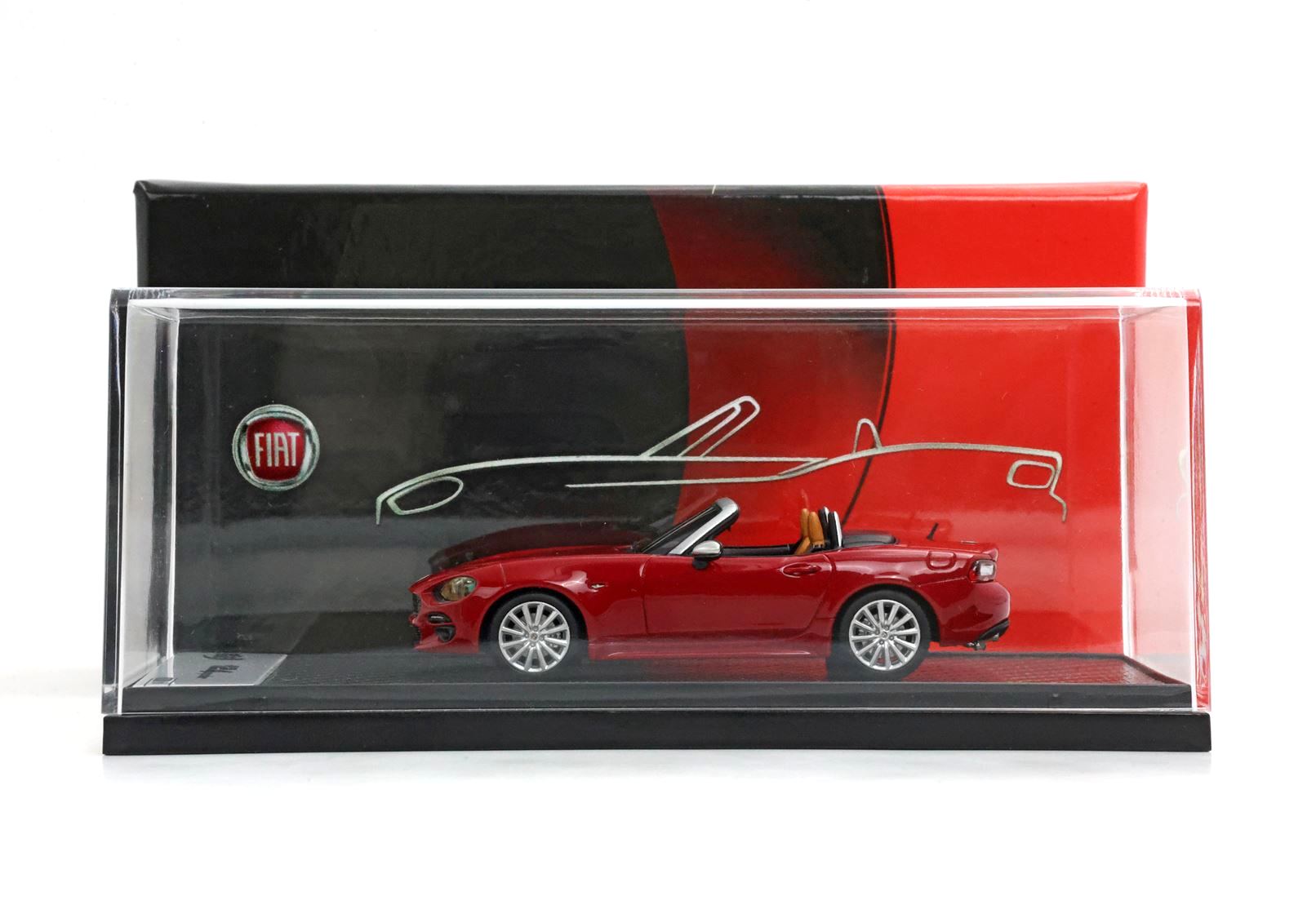 Fiat 124 Spider Rosso Passione 1:43 B.B.R.