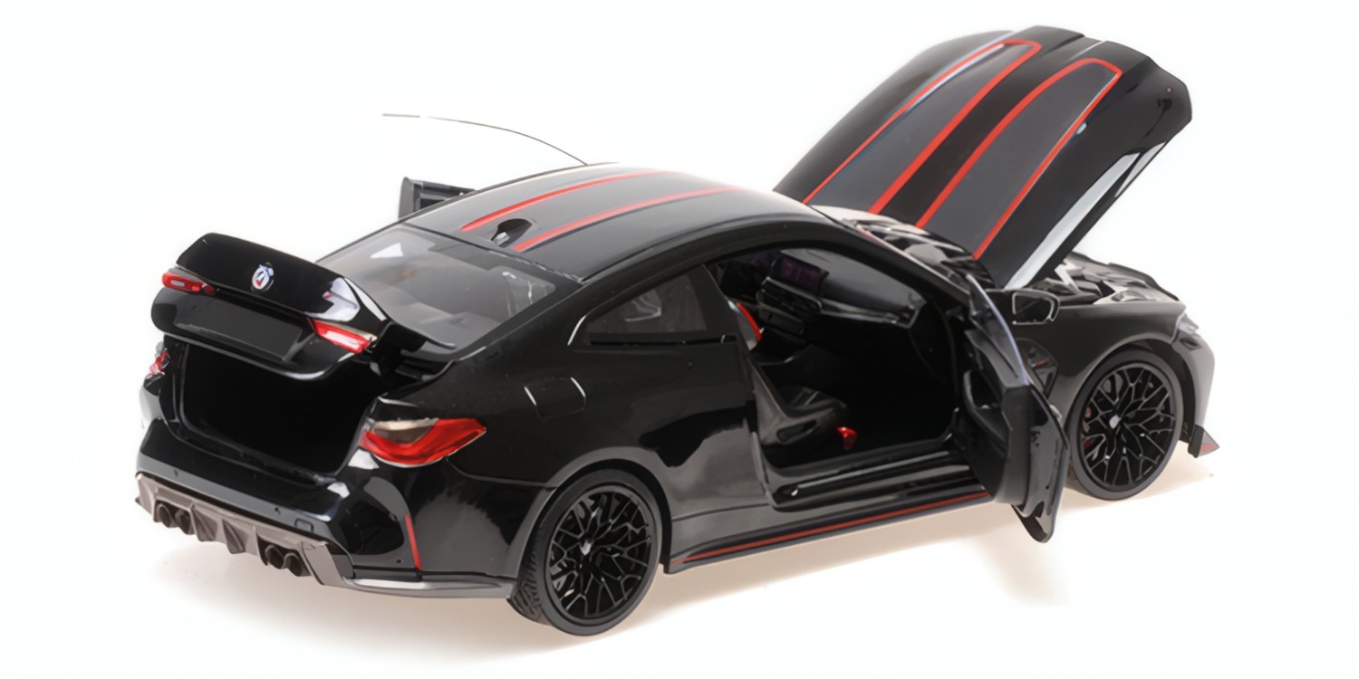 BMW M4 CSL 2023 black 1:18 Minichamps