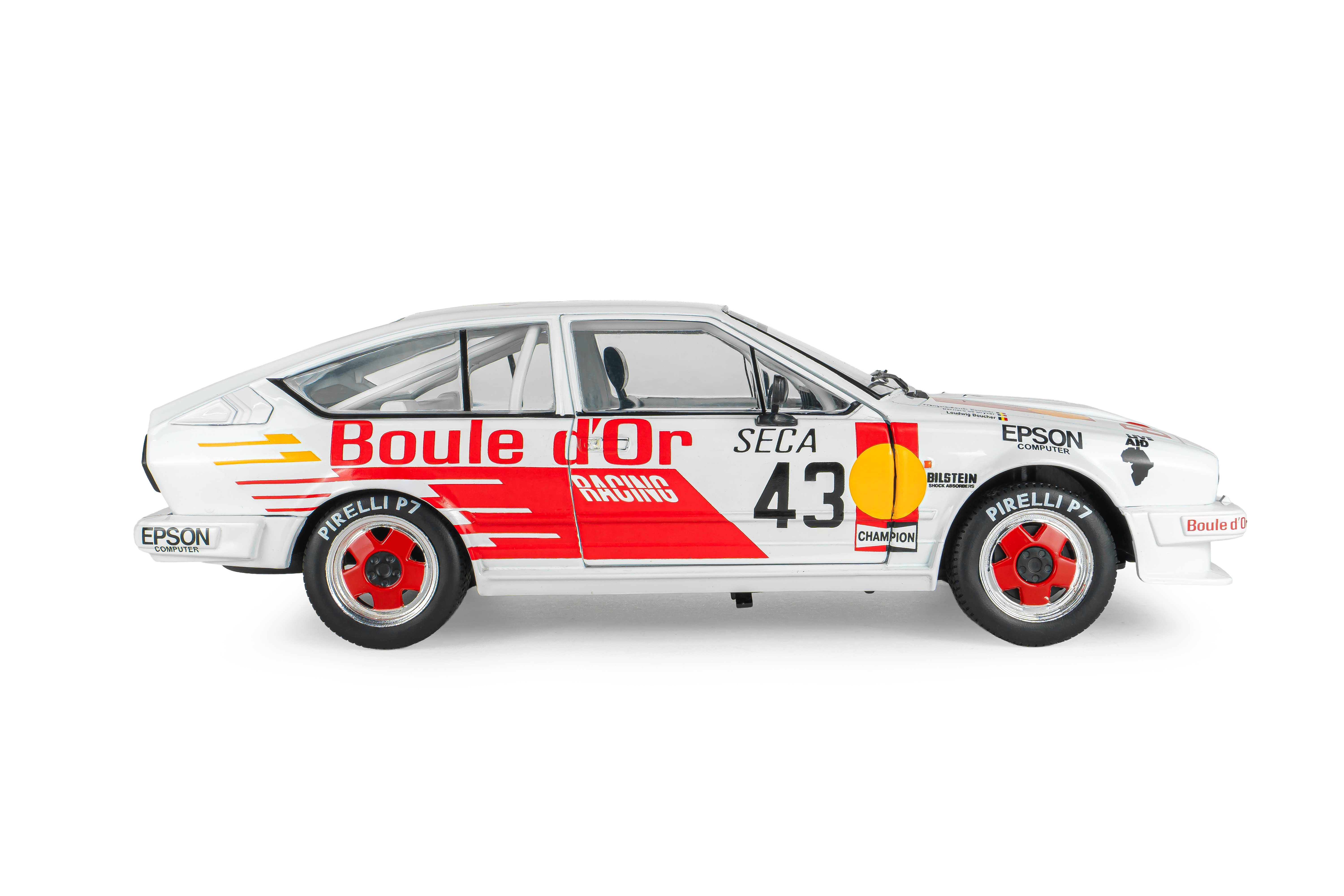 Alfa Romeo GTV6 #43 De Dryver/Boucher/Boucher 24H Spa 1985 1:18 Solido
