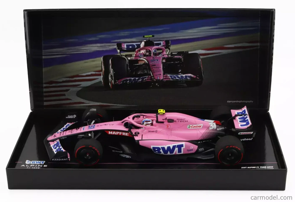 BWT Alpine F1 Team A522 #31 E.Ocon Bahrain GP 2022 1:18 Minichamps 