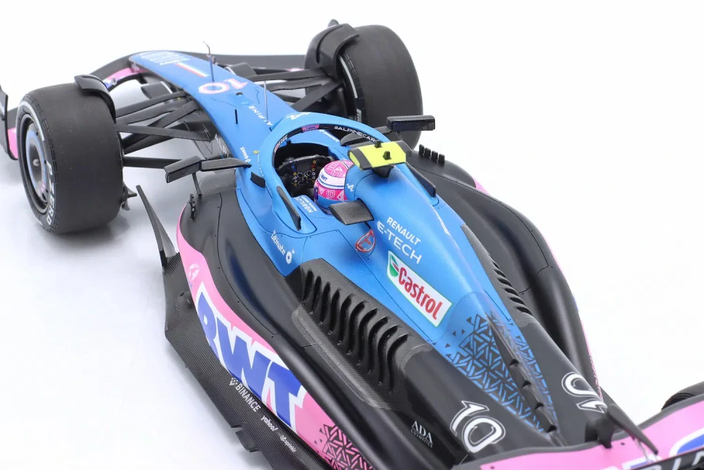 Alpine BWT F1 Team A523 #10 Pierre Gasly 8th Miami GP 2023 1:18 Minichamps