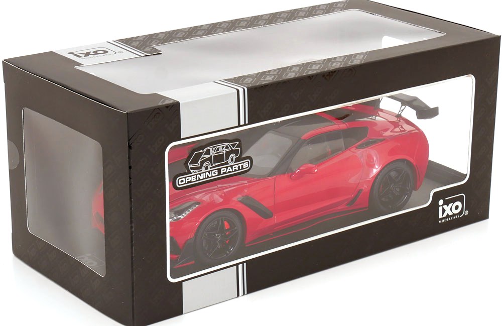 Chevrolet Corvette C7 ZR 2019 red 1:18 Ixo America