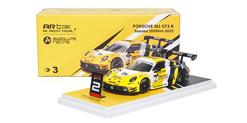 Porsche 911 GT3 R #7 Estre/Vanthoor/Pilet 2nd 1000KM Suzuka 2025 1:64 Almost Real