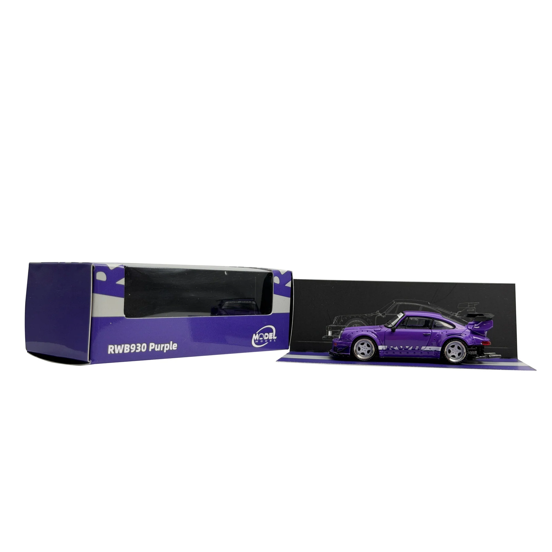 Porsche RWB 930 purple 1:64 ModelModel