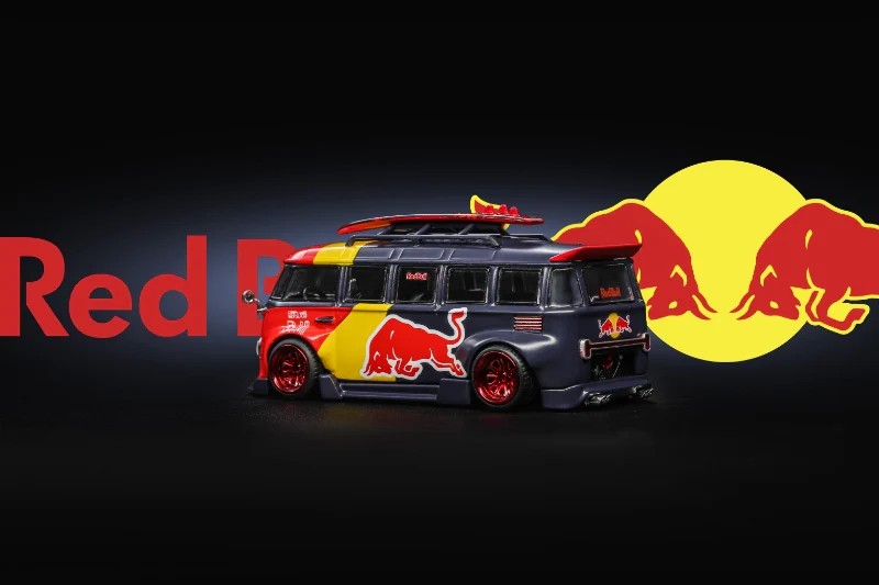 Volkswagen T1 *RedBull* red/yellow/blue 1:64 Liberty64