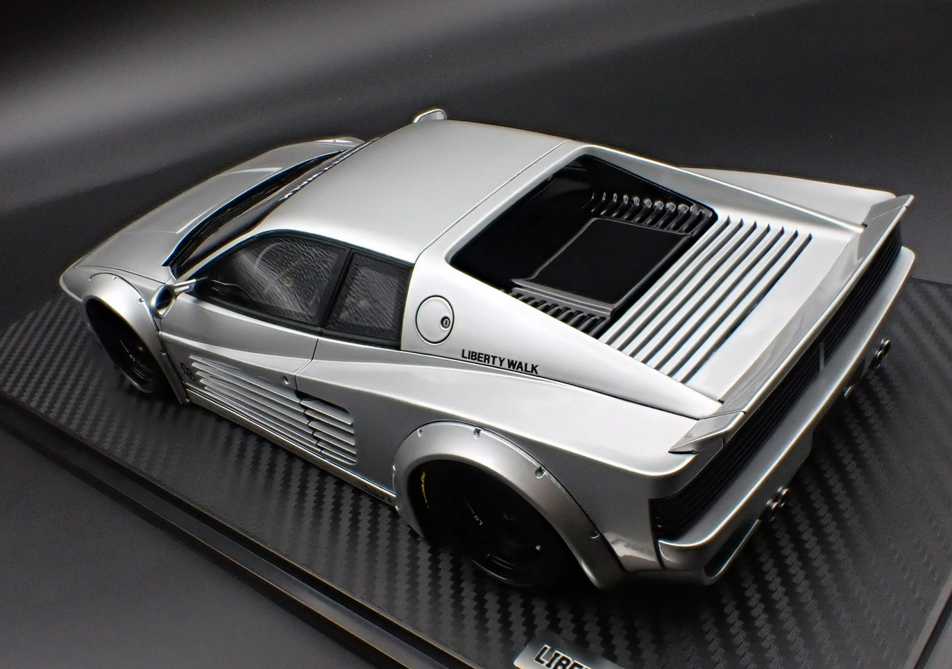 Ferrari LB-Works 512 silver 1:18 Ignition Model