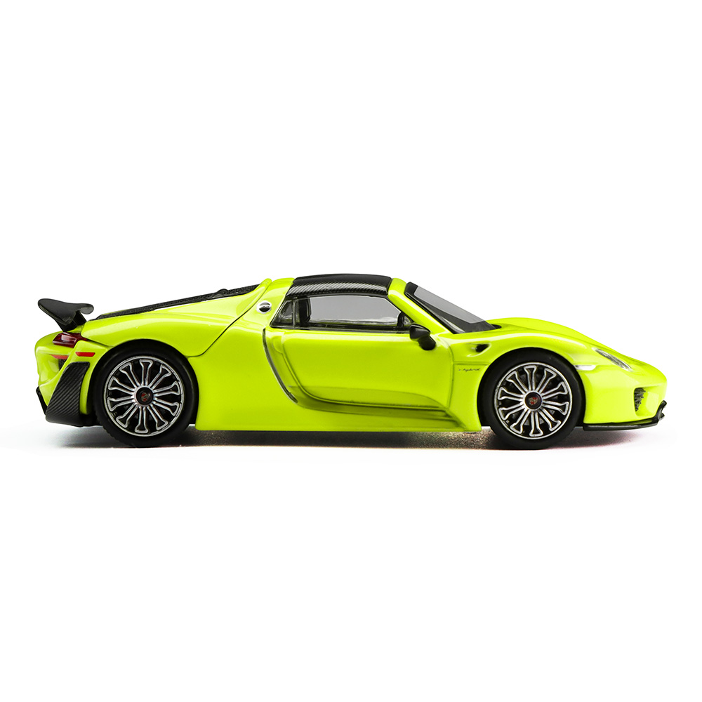 Porsche 918 Spyder acid green 1:64 Trends Hobby