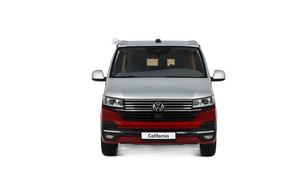 Volkswagen T6.1 California Ocean 2021 Fortana red/reflex silver 1:18 OttOmobile 