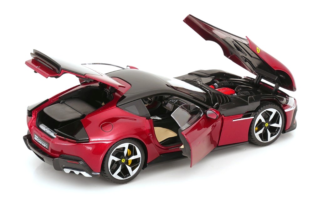 Ferrari 12Cilindri 2024 rosso Imola with Showcase 1:18 Polistil