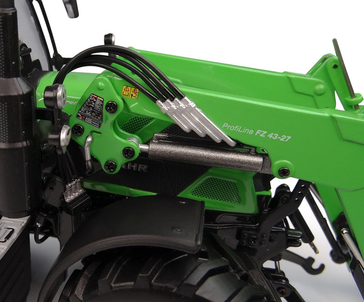 Deutz-Fahr 6150.4 TTV Tractor with FZ 47-23 Front Loader 2018 green/black 1:32 Universal Hobbies