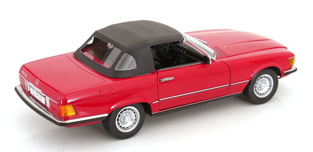 Mercedes-Benz 450SL R107 Europe 1985 red 1:12 KK Scale