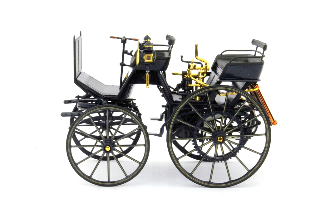 Daimler Motorkutsche 1886 dark blue 1:18 Norev