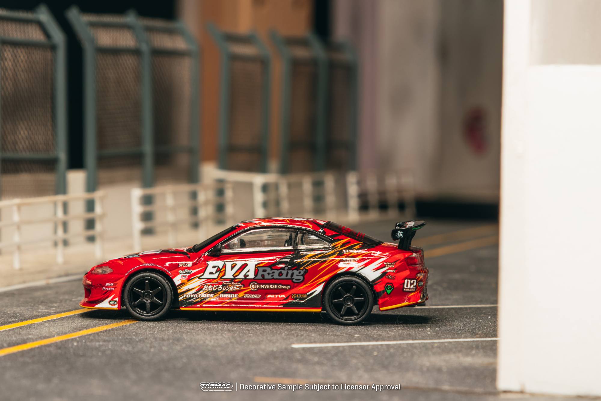 Nissan Silvia (S15) EVA RT Production Model-02 2025 red 1:64 Tarmac