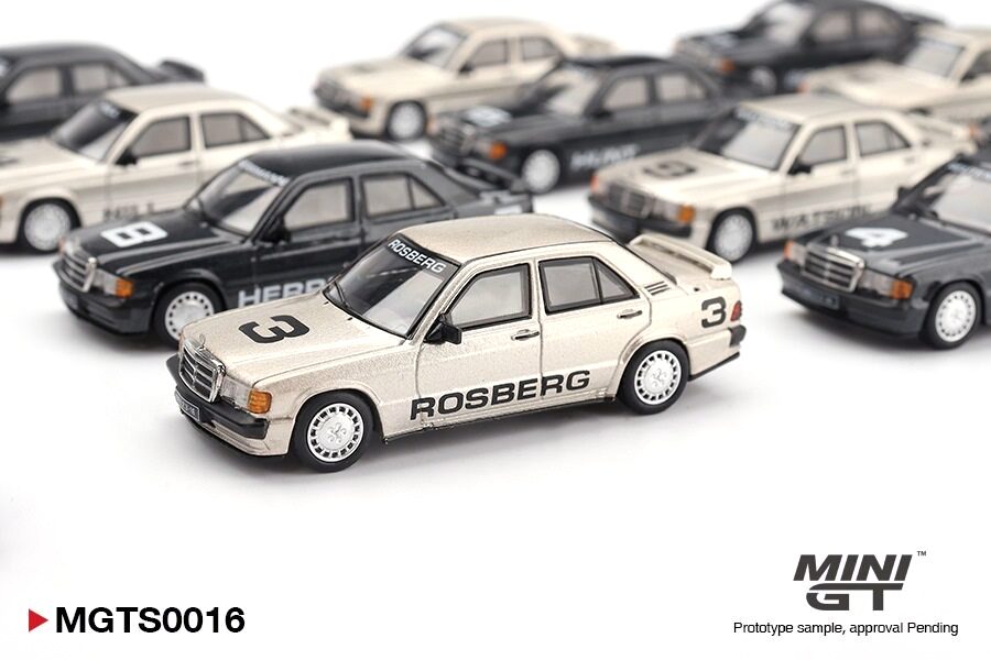 Mercedes-Benz 190E EVO1 Nürburgring Race of Champions 1984, 20 pcs  1:64 Mini GT