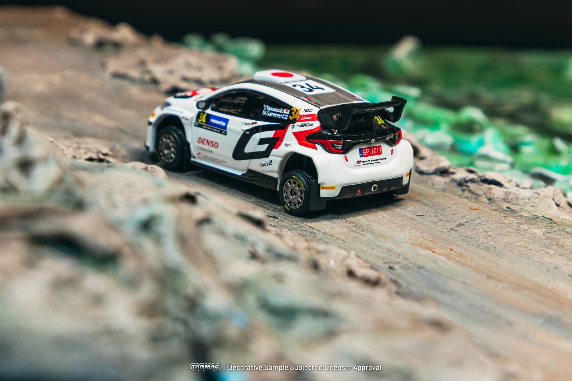 Toyota GR Yaris Rally2 #34 Y.Yamamoto/M.Salmine Rally Sweden 2024 1:64 Tarmac