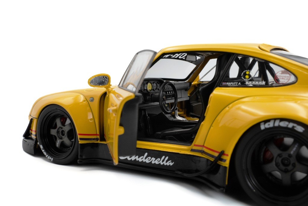 Porsche RWB Bodykit Cinderella 2020 yellow 1:18 Solido