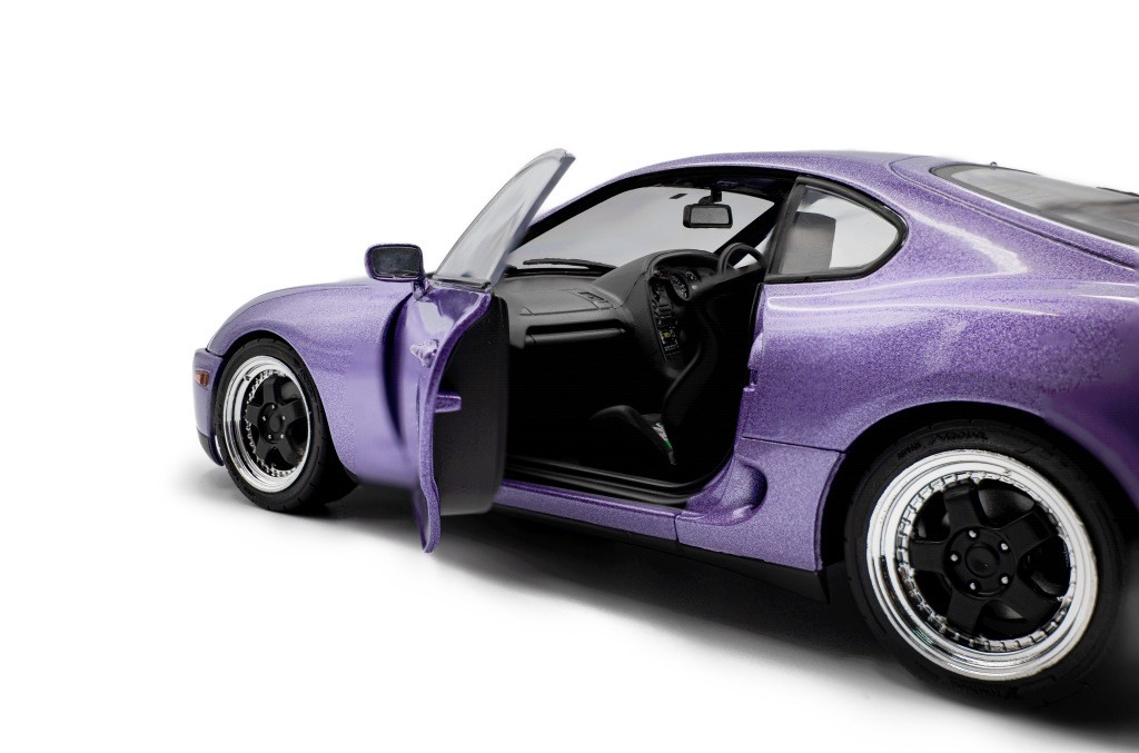 Toyota Supra MK4 A80 Solido Works 1993 purple 1:18 Solido