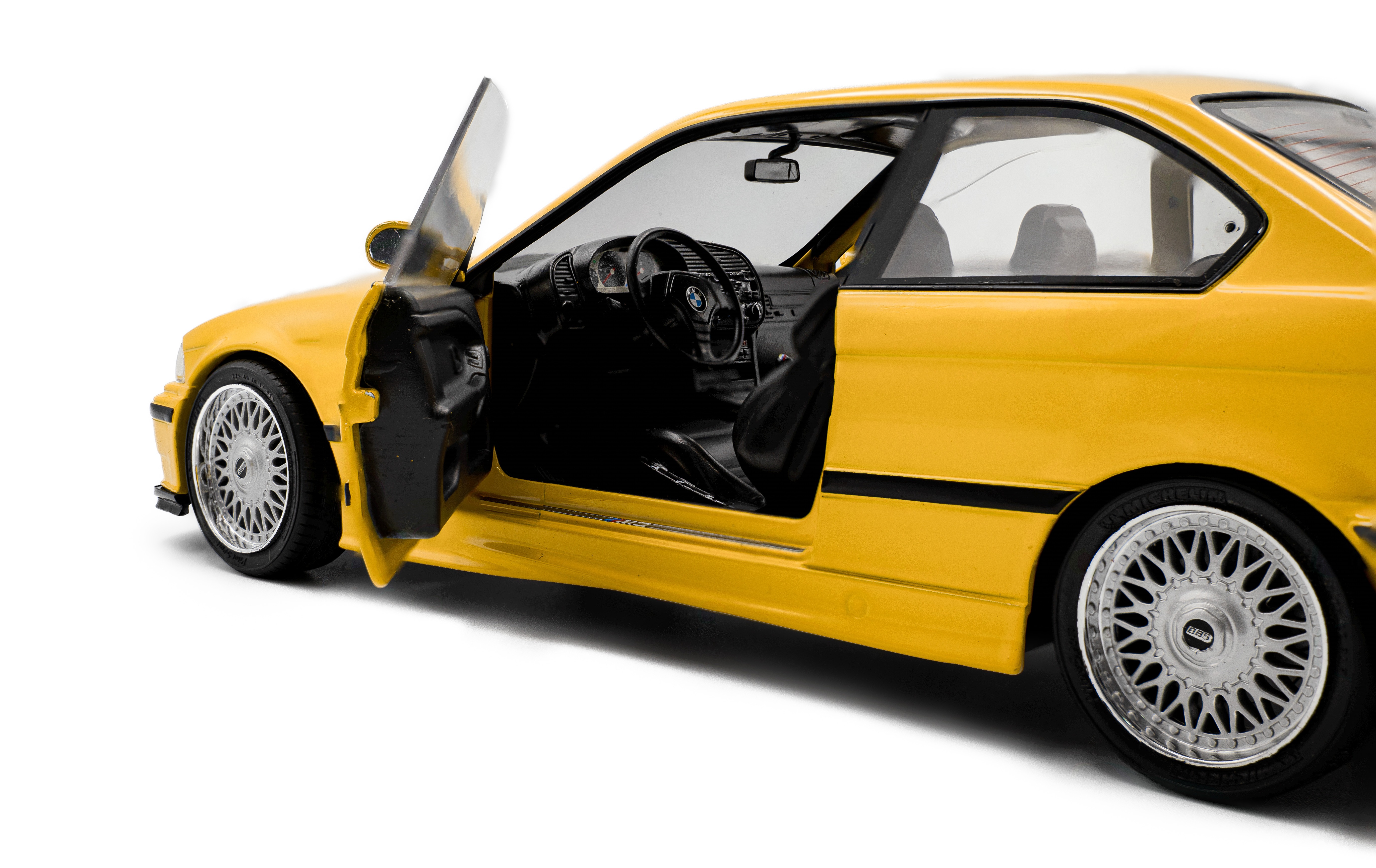 BMW M3 Coupe Solido Works 1991 yellow 1:18 Solido