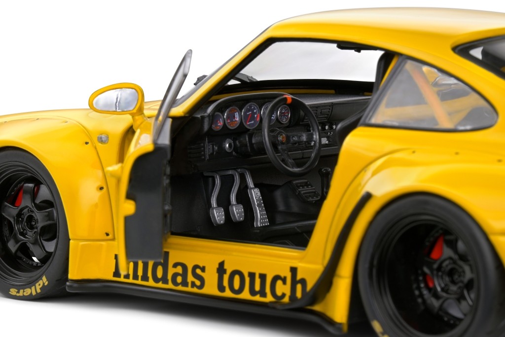 Porsche RWB Bodykit Midas Touch 2023 yellow 1:18 Solido