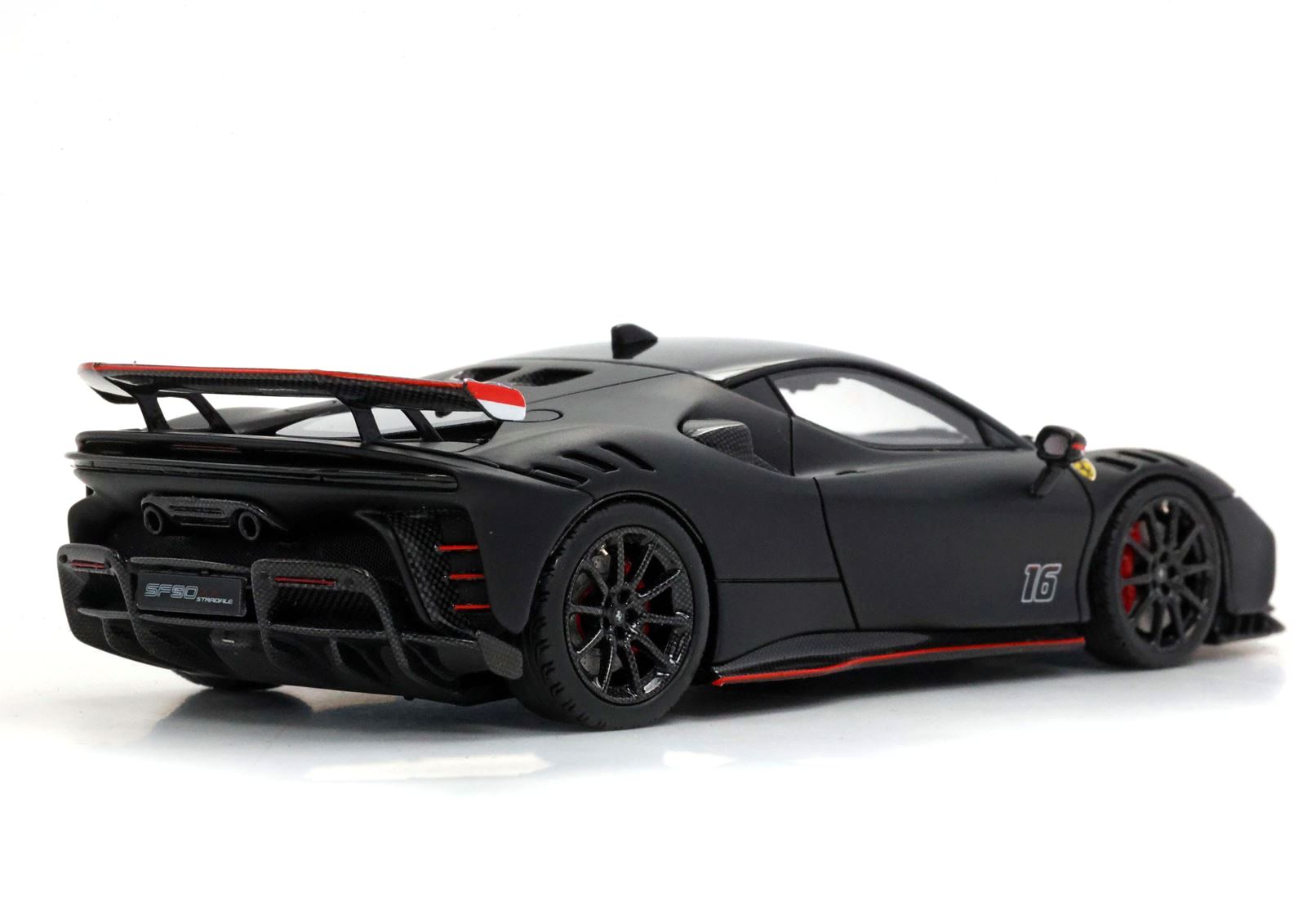 Ferrari SF90 XX Stradale #16 Charles Leclerc Matt Black 1:43 B.B.R.