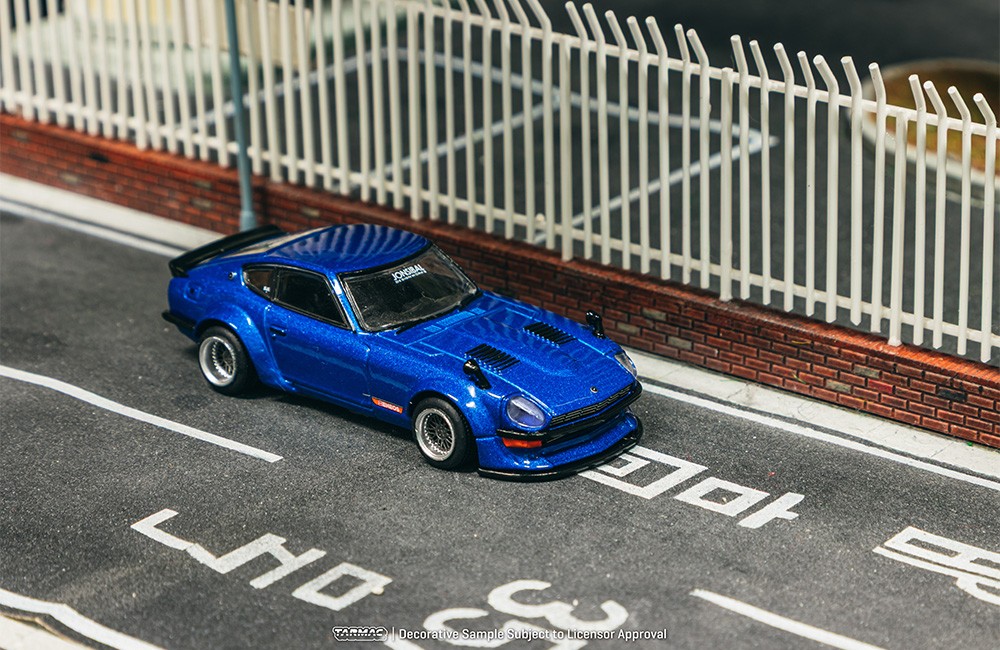 Nissan Fairlady Z S30 Widebody Designed by Jon Sibal blue 1:64 Tarmac