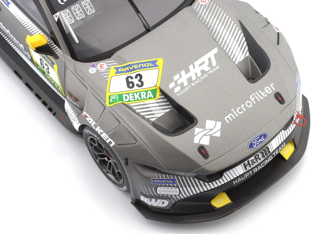 Ford Mustang GT3 HRT Ford Performance #63 Haupt/Kolg/Müller/Assenheimer 24H Nürburgring 2025 1:18 Ixo Models