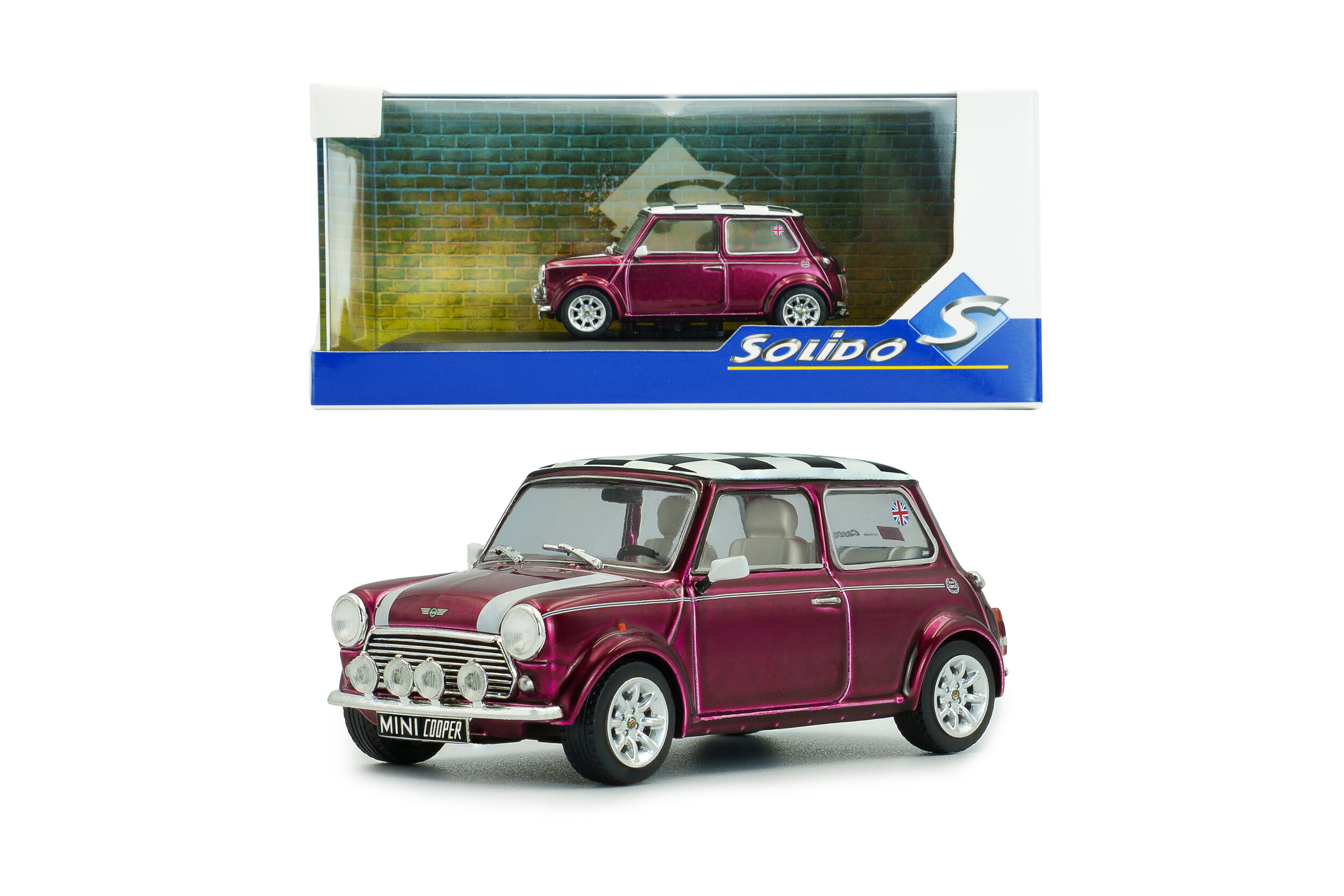 Mini Cooper Sport 1997 purple 1:43 Solido